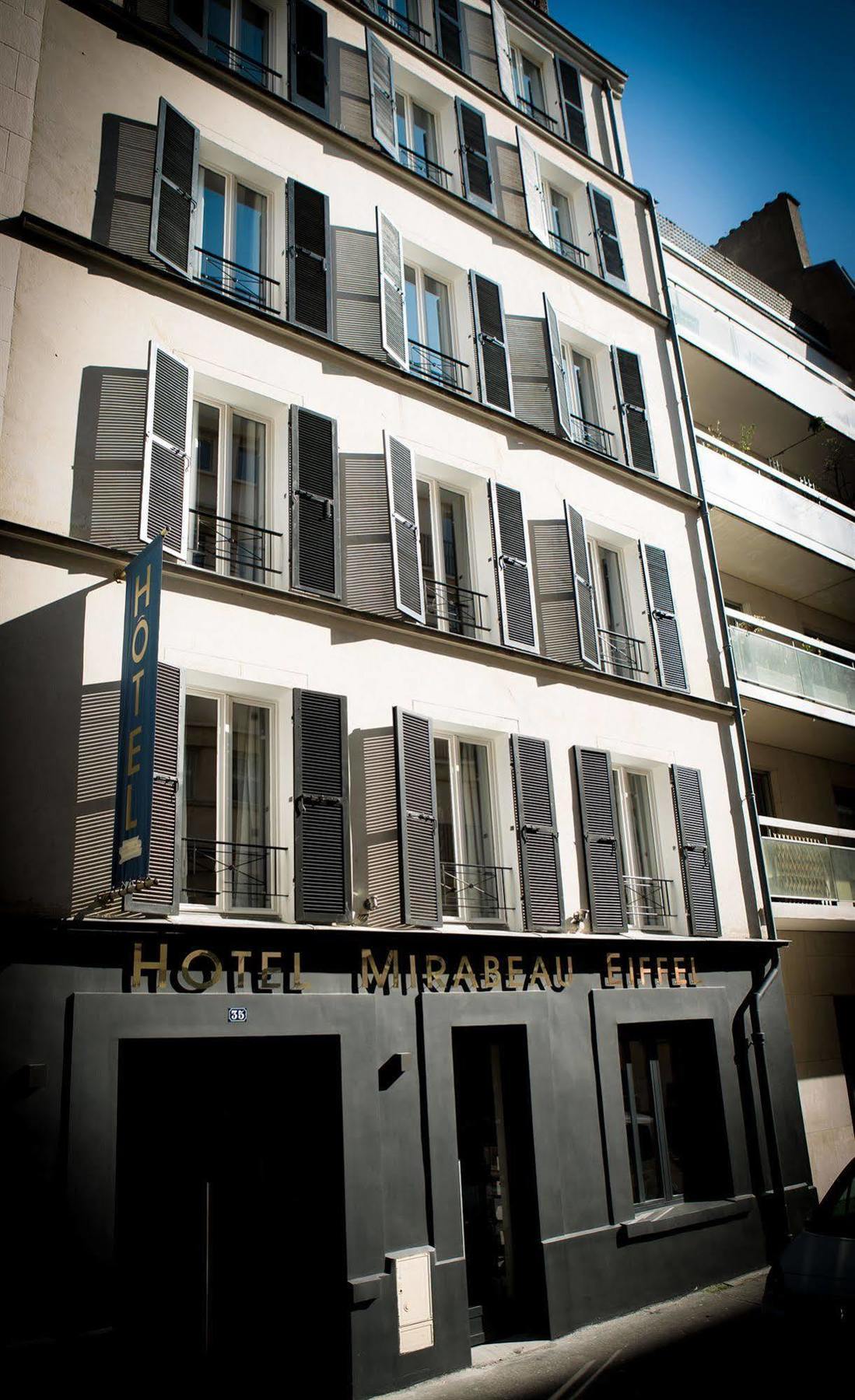 Hotel Mirabeau Eiffel Paris Eksteriør bilde